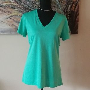 Fila Athletic Top Women's Size Medium V-Neck Short Sleeve Top